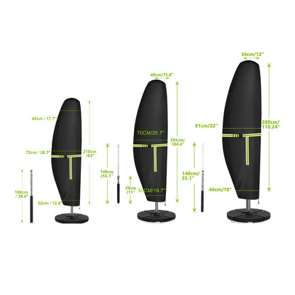 Patio Umbrella Parasol Cover Waterproof Outdoor Offset Banana Style Umbrella Cover