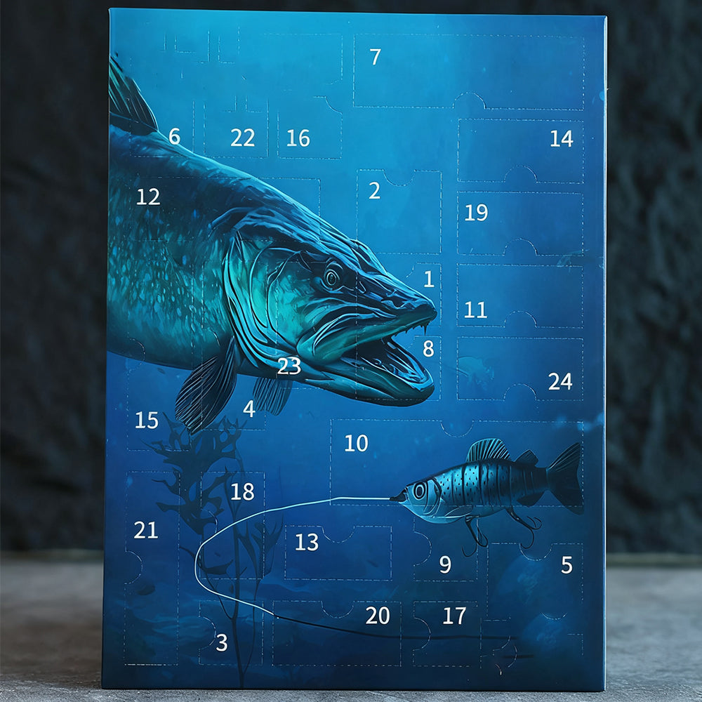 Fishing Gear Advent Calendar Christmas Gift Countdown