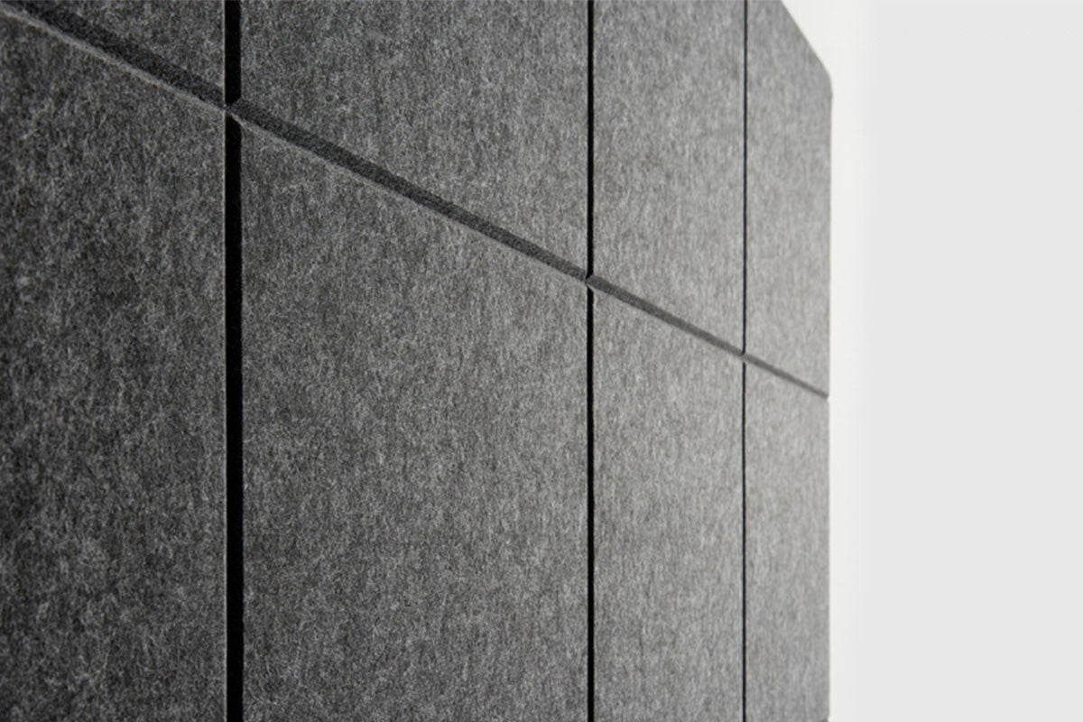12 Piece Large Felt Bulletin Boards - Black