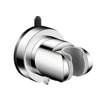 Adjustable Vacuum Suction Shower Head Holder with No Drill Mount - Silver
