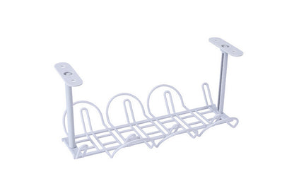 Under Desk Cable Management Tray Organizer-Gray
