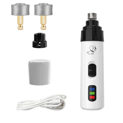 Electric Pet Nail Grinder 2-Speed Toenail Grooming Grinder for Large Medium Dogs Cats