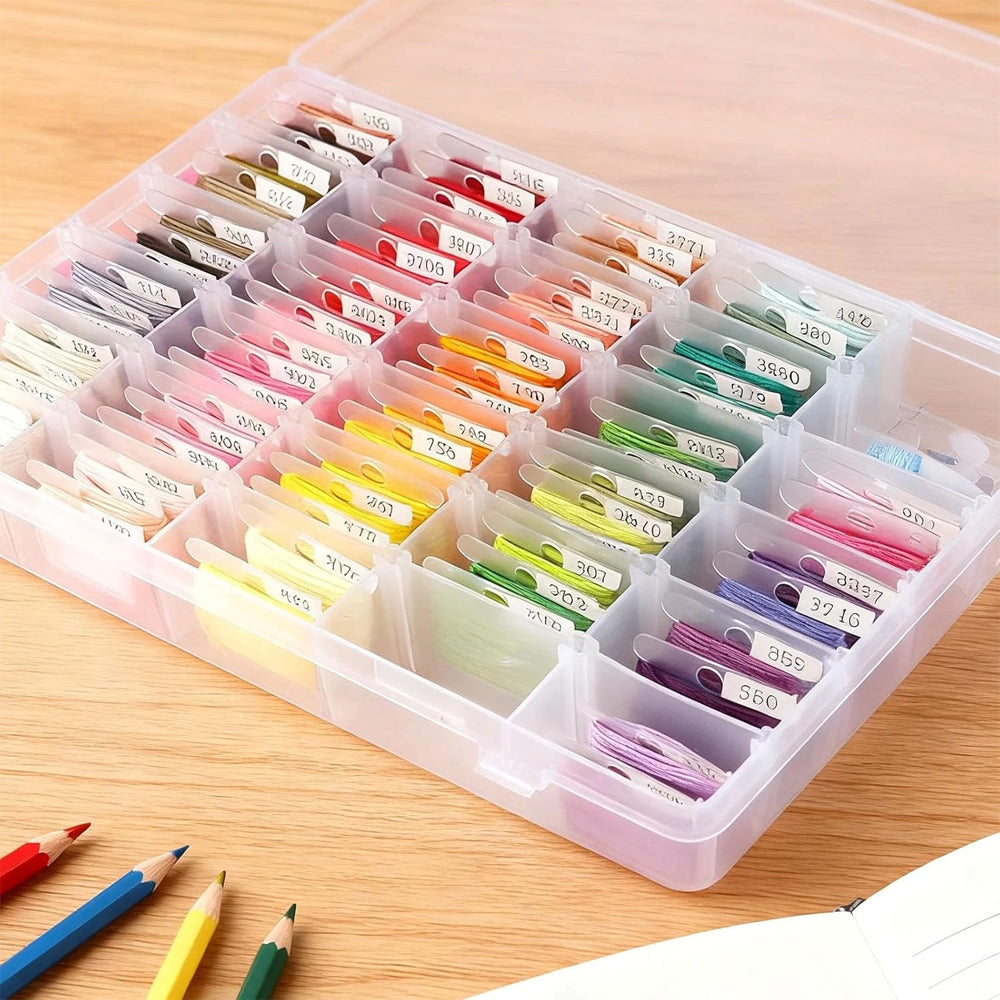 Embroidery Thread Organiser Set with 1 Winder and 100 Bobbins