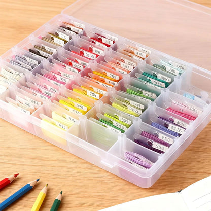 Embroidery Thread Organiser Set with 1 Winder and 100 Bobbins