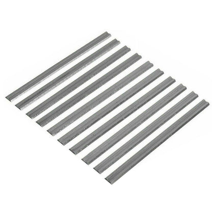 10 Pcs 65MN Steel Planer Blades 82 x 5.5 x 1.1 mm