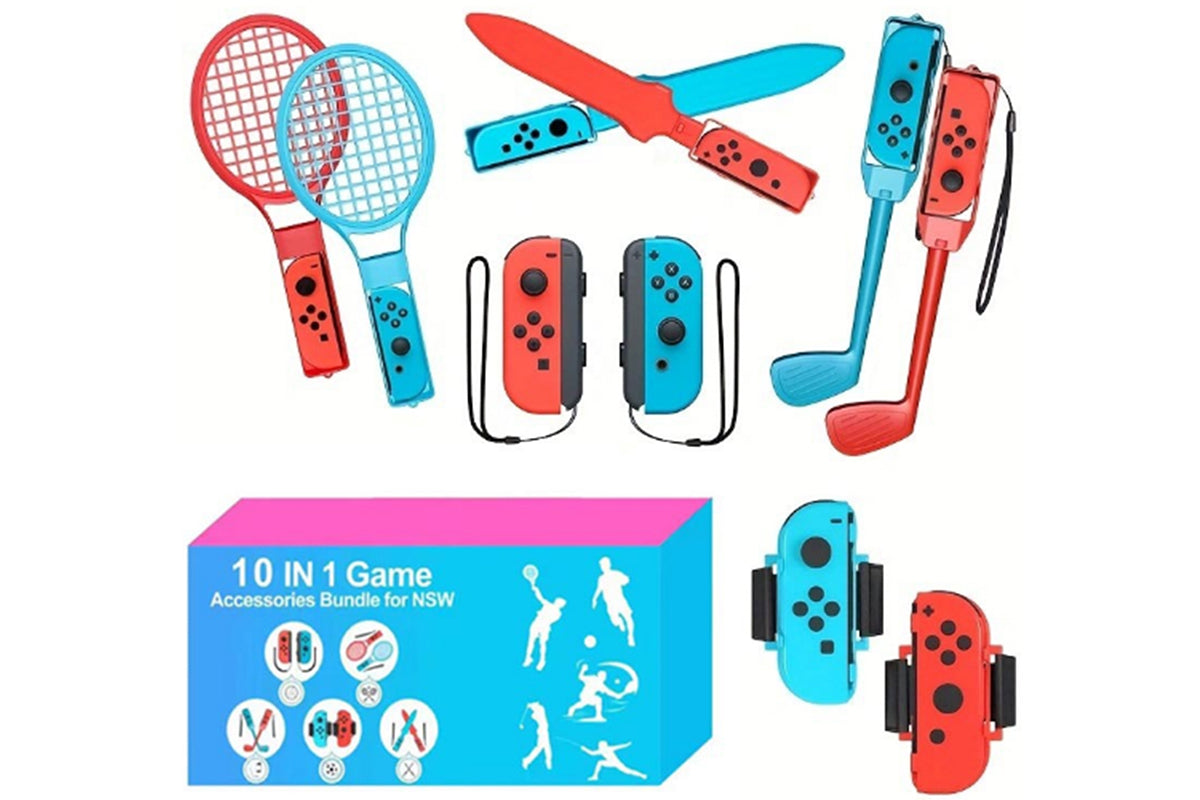 10 In 1 Sports Accessories Kit for Switch and Switch OLED