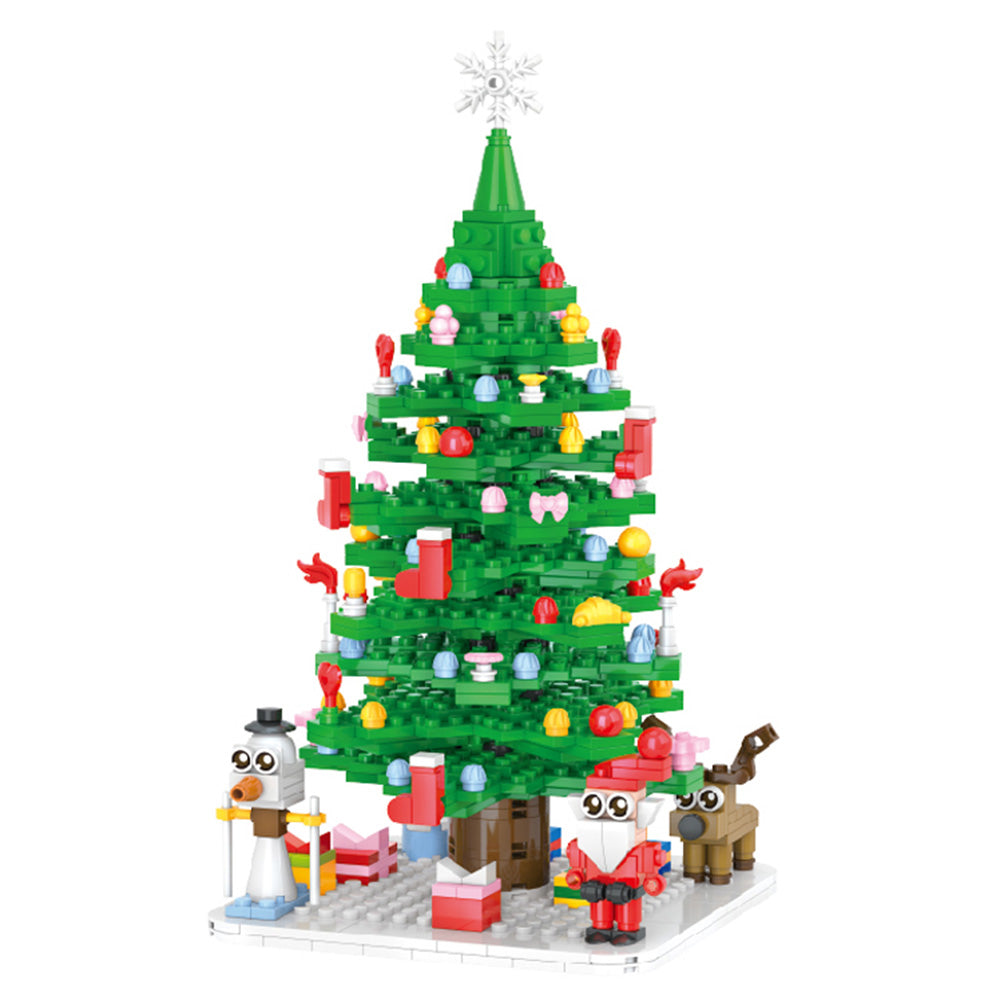 24 Dasys Advent Calendar Christmas Tree Building Blocks Countdown Calendar