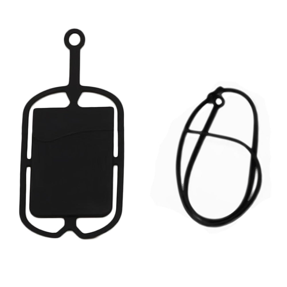 2PCS Universal Cell Phone Lanyard With Adjustable Neck Strap And Card Holder