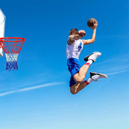 12-Loop Replacement Basketball Net Indoor Outdoor Anti-tangle Basketball Net