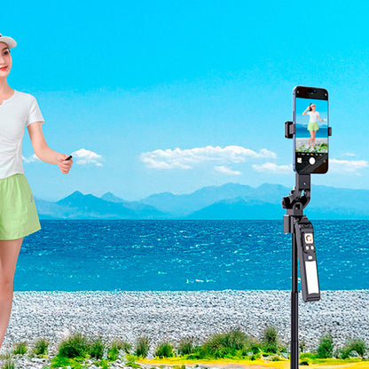 Mini Vlog Selfie Monitor with 15m Bluetooth Remote for Travel & TikTok