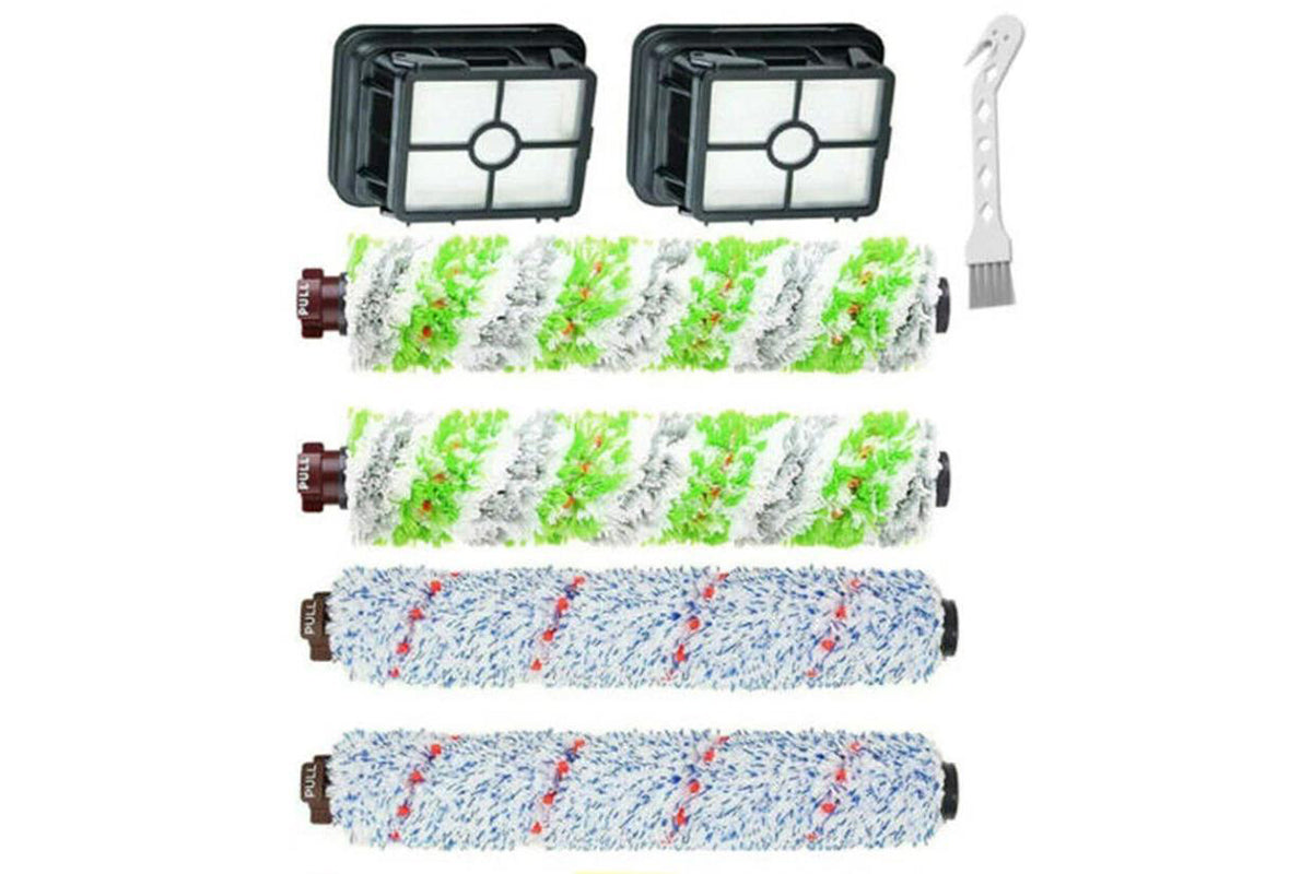 7Pcs Vacuum Filter and Brush Roll Replacement Parts for Bissell Crosswave 1713 1785 1866