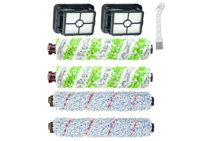 7Pcs Vacuum Filter and Brush Roll Replacement Parts for Bissell Crosswave 1713 1785 1866