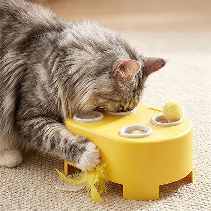 3 in 1 Automatic Electric Cat Teaser Wand Toy