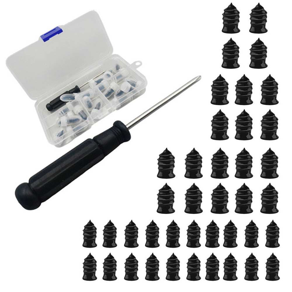 41PCS Tire Repair Rubber Studs Set Vacuum Tyre Nail Kit for Cars