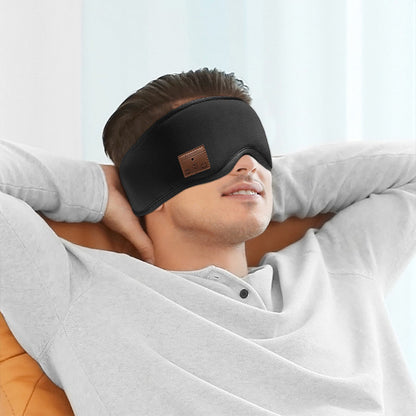 Sleep Mask Eye Mask Sleep Headphones Bluetooth 5.0 Wireless 3D Eye Mask -Black
