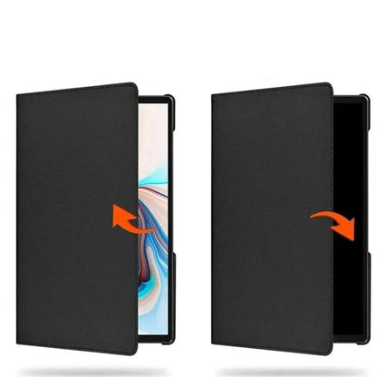 360 Rotating Case for Samsung Tab A9 Plus 11 Inch PU Leather Cover with Stand-Black