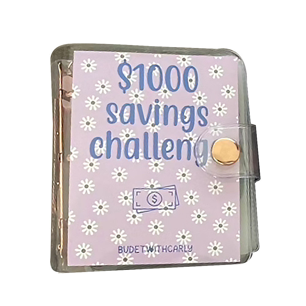 Mini Binder Savings Challenge Budget Binder Envelopes Wallet Planners Book Style 4