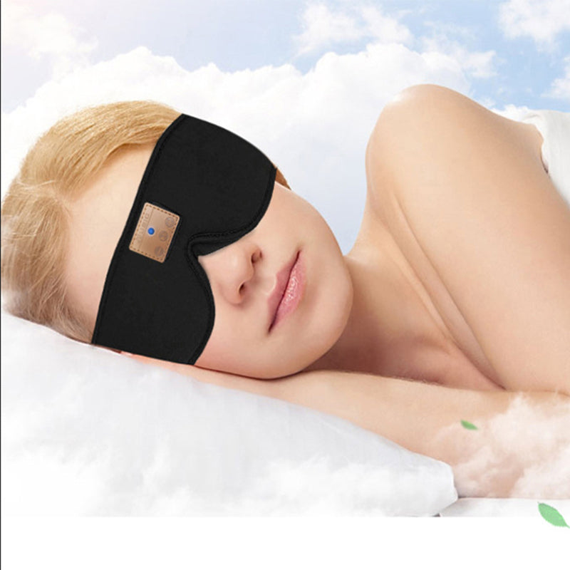 Sleep Mask Eye Mask Sleep Eyemask with Wireless 5.0 Bluetooth Headphones