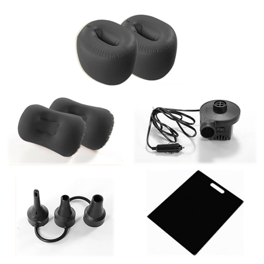 Inflatable Car Air Mattress for Back Seat-Black