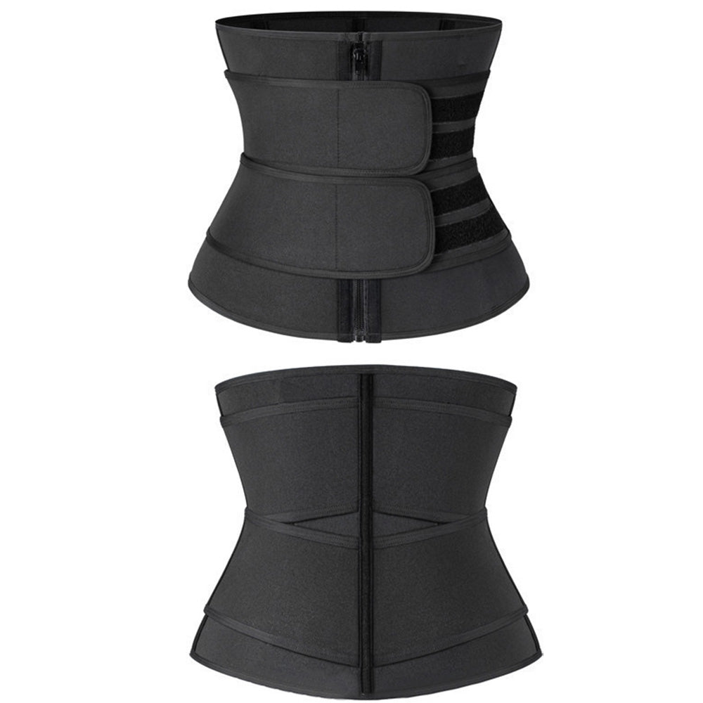 Sweat Waist Trainer for Women ¨C Sauna Sweat Belt Slim Body Shaper Corset Black