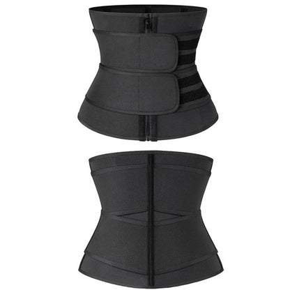 Sweat Waist Trainer for Women ¨C Sauna Sweat Belt Slim Body Shaper Corset Black