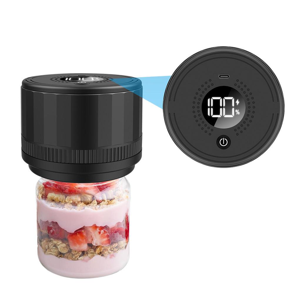 Electric Mason Jar Vacuum Sealer Kit for Food Storage & Preservation