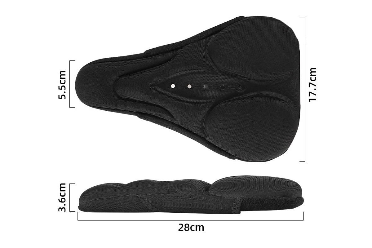 2Pcs Bike Seat Cushion Sponge Bike Saddles Cover Bicycle Seat Protector