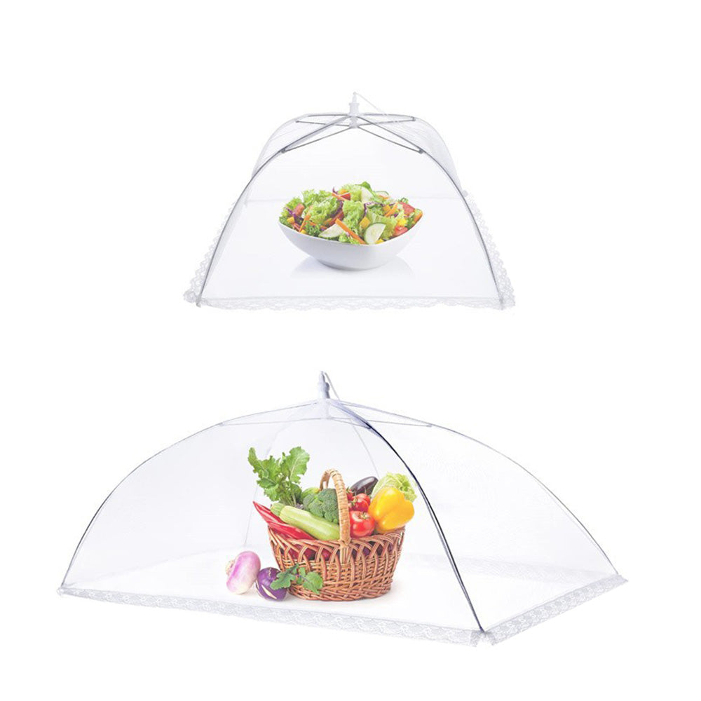 6 Piece Foldable Mesh Food Net with Storage Bag