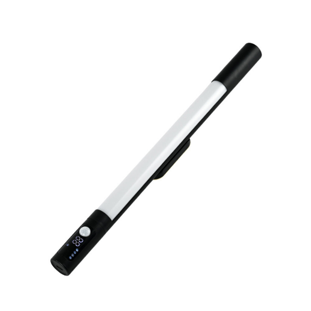 Magnetic Motion Sensor Light 3 Colors Adjustable Light Bar for Cabinet Bedside Under Counter Black