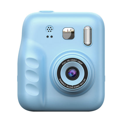 Kids Camera With Instant Print Portable Thermal Printing Digital Camera Toy-Blue