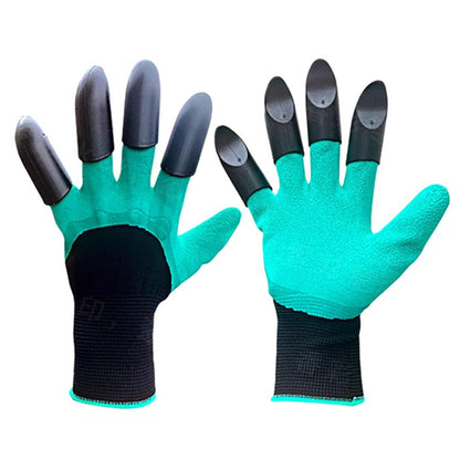 2 Pairs Waterproof Gardening Gloves with ABS Claws