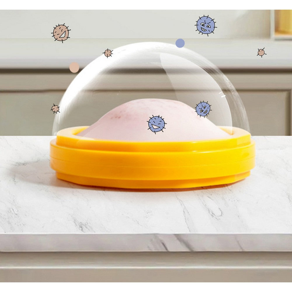 4Pcs Reusable Silicone Containers Set for Avocado Saver and Onion Keeper