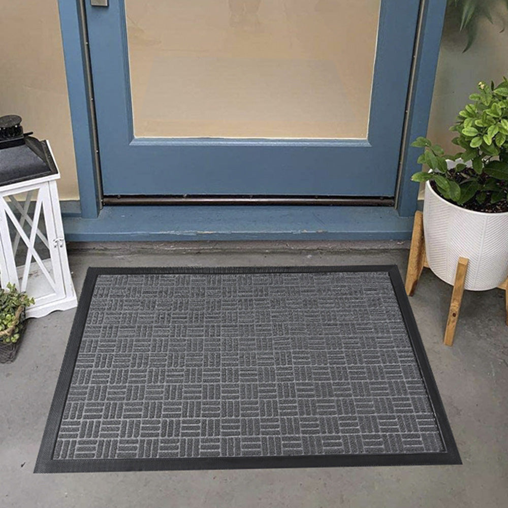 45 x 75 cm Non-Slip Door Mat Entrance Mat-Grey