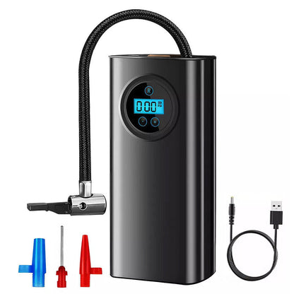 Electric Cordless Air Pump Portable Car Tyre Inflator Rechargeable Air Compressor