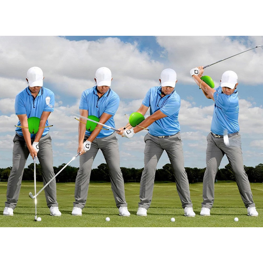 Golf Swing Training Aid Tools Golf Training Ball Posture Correction for Beginner-Gold