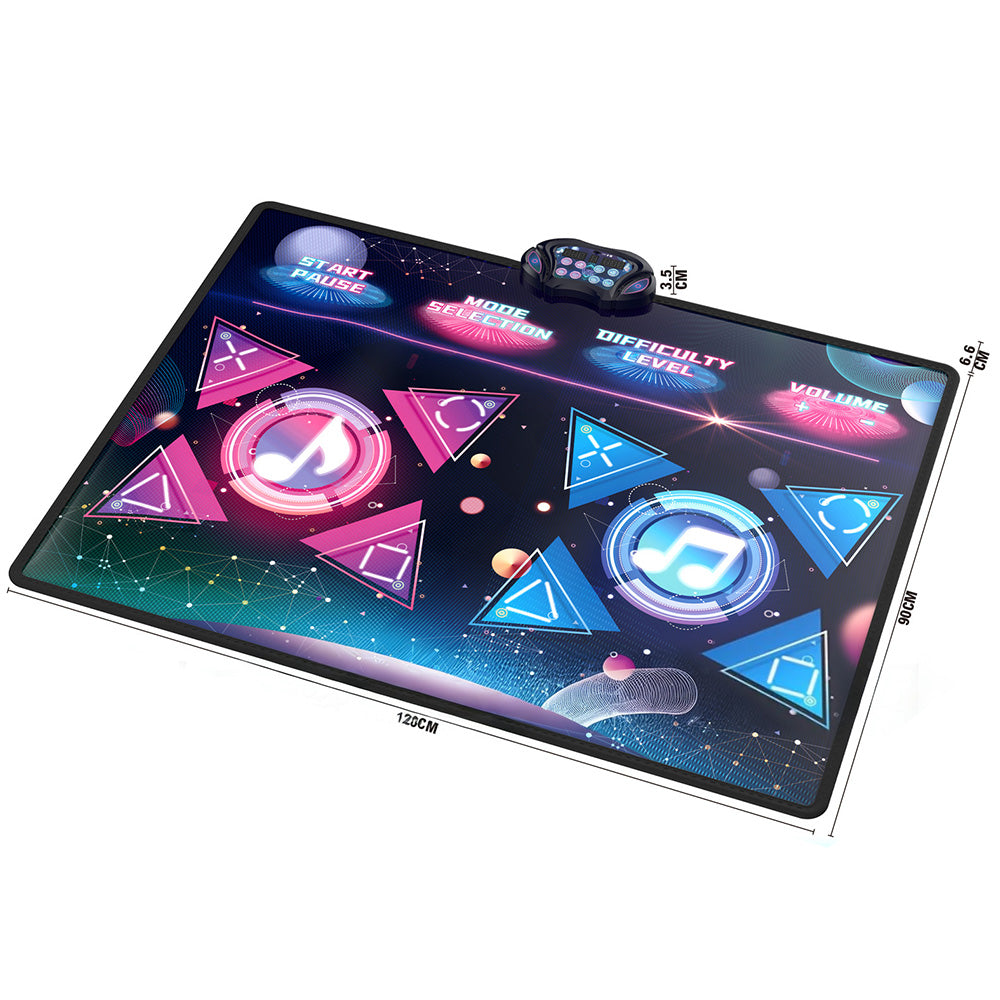 Kids Dance Mat 2-Player Electronic Dancing Pad Floor Game for Girls & Boys