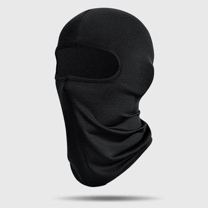 Balaclava Mask Summer Cooling Neck Gaiter Mask for Riding Black