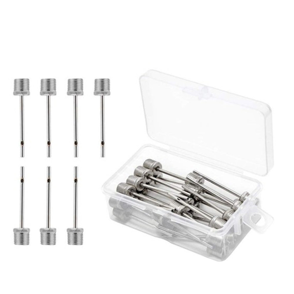 40 Steel Ball Air Pump Needles for Basketball Football Volleyball Rugby