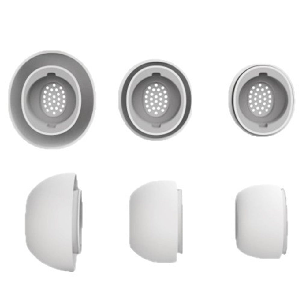 12Pcs Silicone Ear Tips for Samsung Galaxy Buds3 Pro Replacement Earbud Covers-White