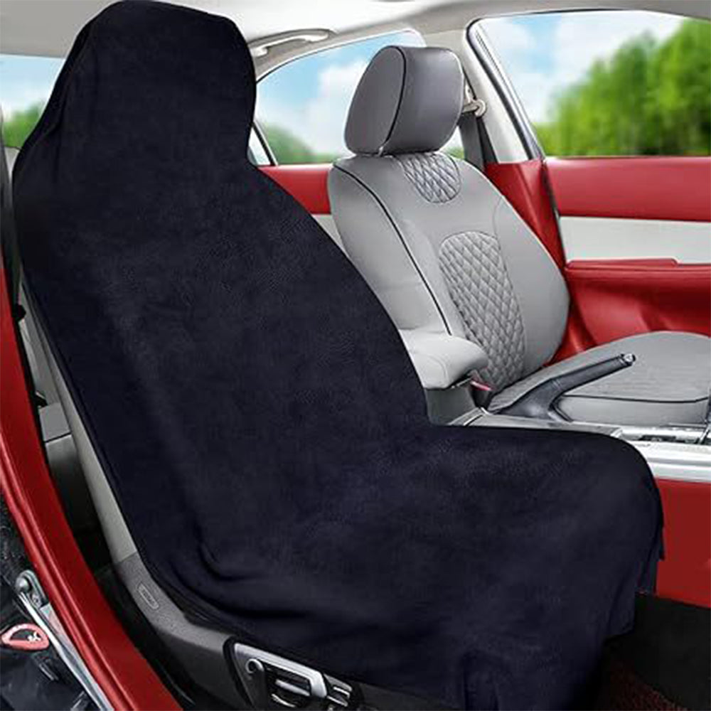 Universal Sweat Proof Seat Cover for After Gym Seat Protector-Black