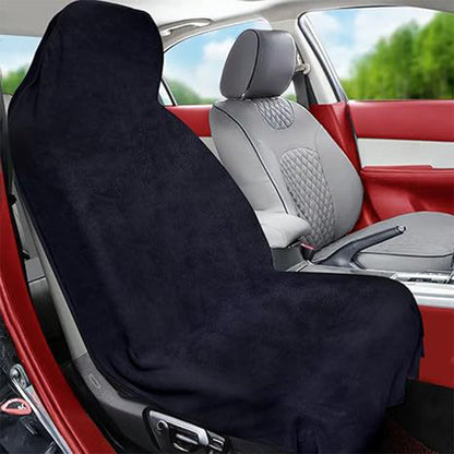 Universal Sweat Proof Seat Cover for After Gym Seat Protector-Black