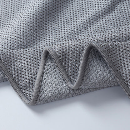 Hot Yoga Towel Microfiber Sweat Anti-Slip Yoga Mat Towels for Bikram Pilates-Grey