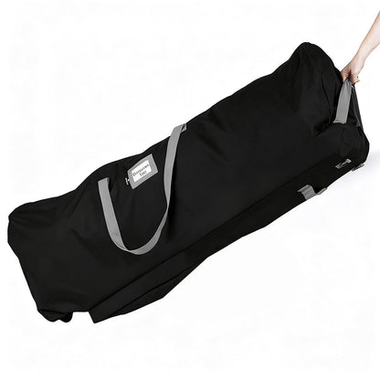 Rolling Christmas Tree Storage Bag Handy with Handle for Easy Carry Black
