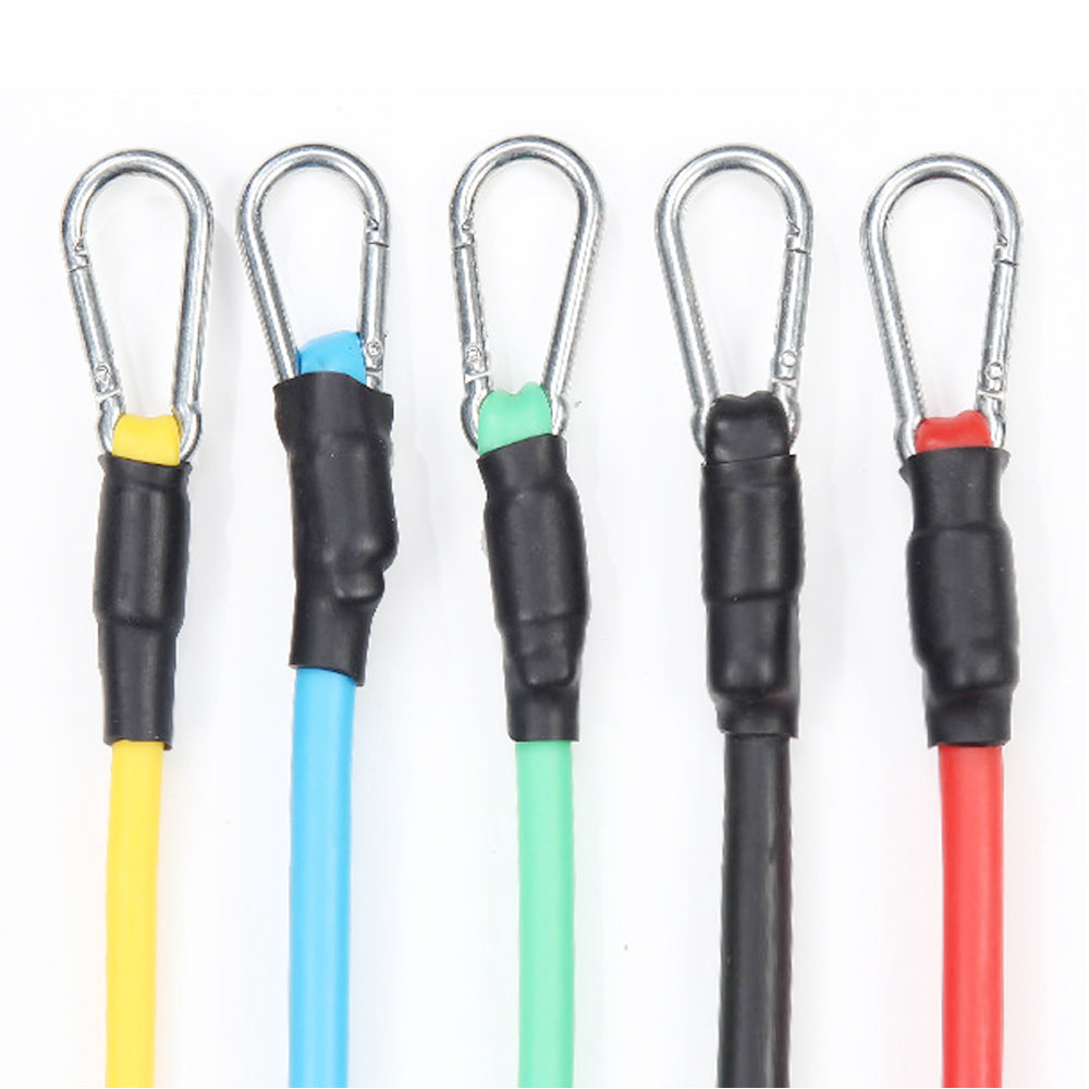 11-Piece Set Exercise Accessories Resistance Bands Fitness Workout Bands Training Tubes Ankle Straps