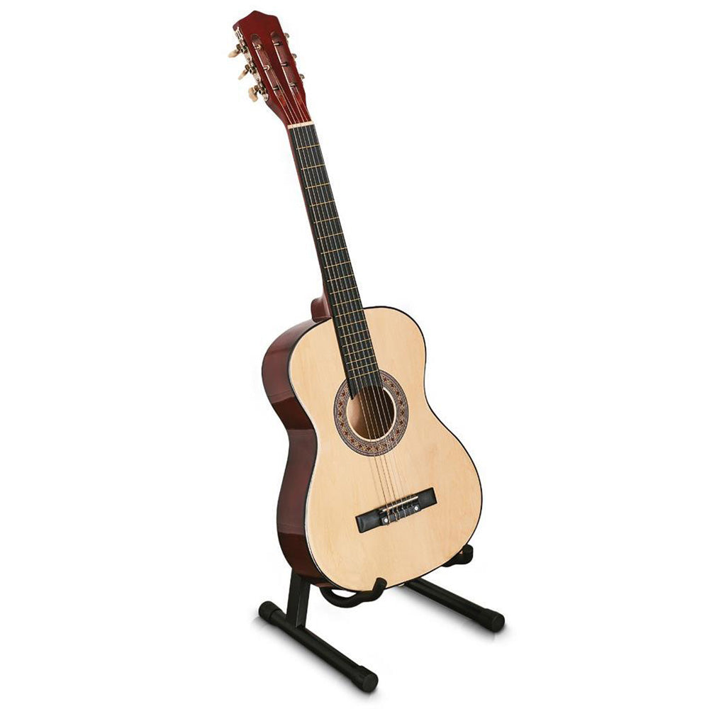 A-Frame Guitar Stand Floor Stand for Acoustic Electric Bass and Ukulele