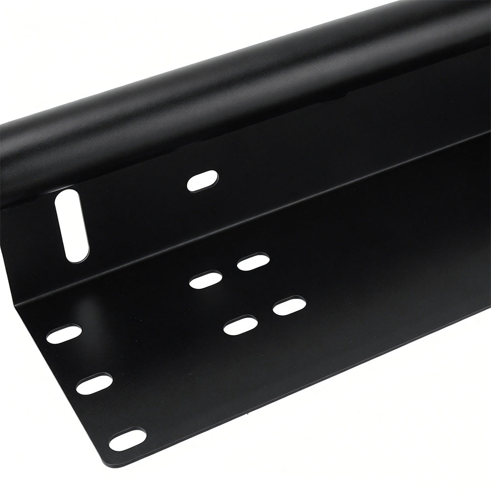 Aluminum 23 Inch License Plate Frame Matte Black for Truck SUV and Jeep