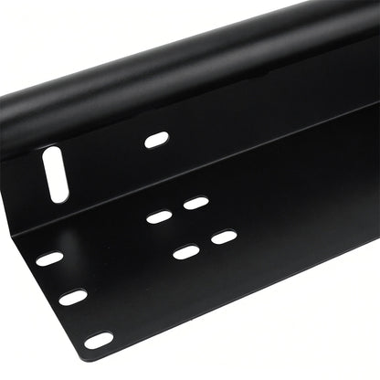 Aluminum 23 Inch License Plate Frame Matte Black for Truck SUV and Jeep