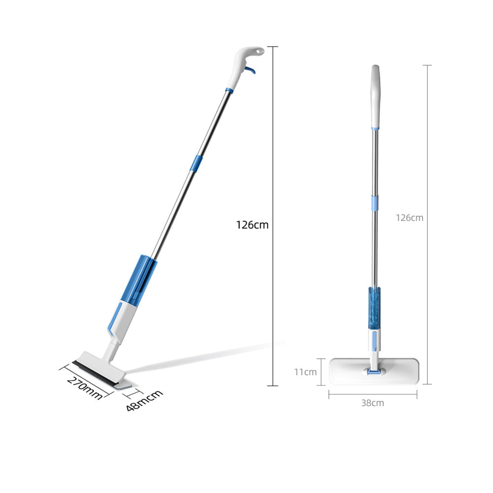 2-in-1 Extendable Window Squeegee with Spray Window Squeegee Cleaner Cleaning Equipment Kit