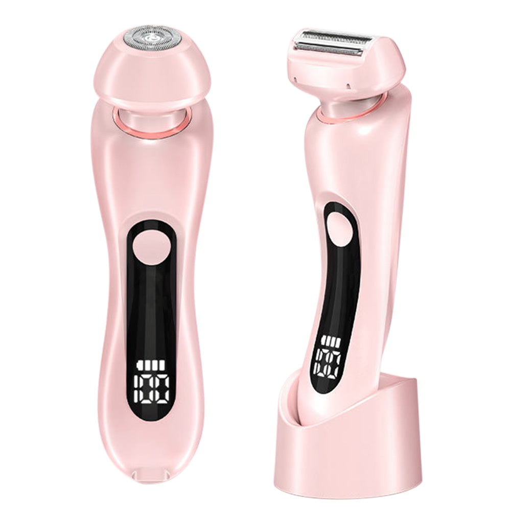 Cordless Electric Hair Trimmer Rechargeable Women Hair Trimmer-Pink