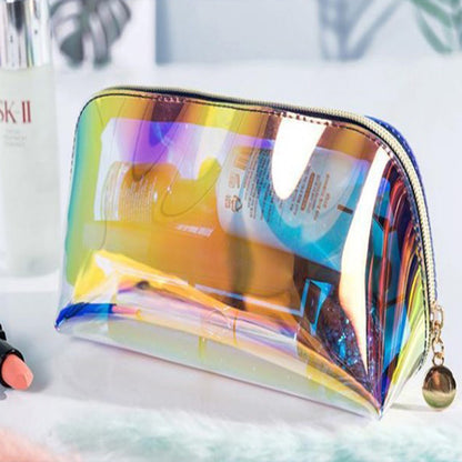 2 Piece Laser Cosmetic Bags Portable Travel Bag